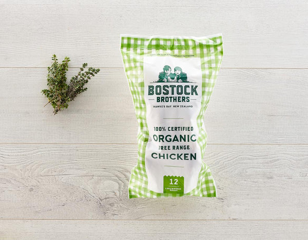 New Zealand Bostock 100% Organic Free Range Whole Chicken 1.2kg /優質紐西蘭有機自由放養原隻雞 1.2kg