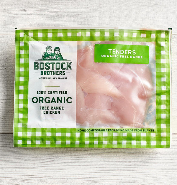 New Zealand Bostock 100% Organic Free Range Tenders 300gr /優質紐西蘭有機自由放養雞柳300gr