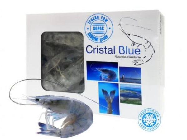 New Caledonia Cristal-blue Prawns / 法國 ASC 水晶藍蝦 1kg (21-30pc)