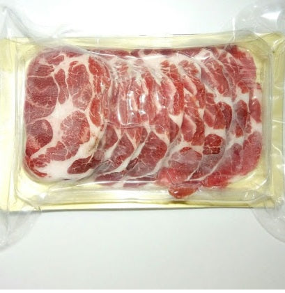 西班牙黑毛豬 火鍋梅肉片 2mm Spanish Iberico Collar Hotpot Slice 250gr